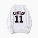 Shohoku Basketball Sakuragi 11 Sweatshirts White