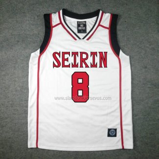 Seirin Rinnosuke Mitobe 8 Jersey White
