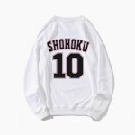 Shohoku Basketball Sakuragi 10 Sweatshirts White