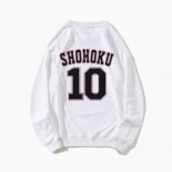 Shohoku Basketball Sakuragi 10 Sweatshirts White