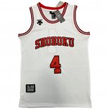 Shohoku Akagi 4 Jersey White Embroidery