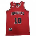 Shohoku Sakuragi 10 Jersey Red Embroidery