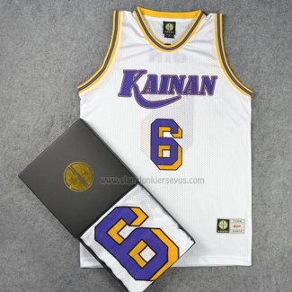 Kainan Jin 6 Jersey White