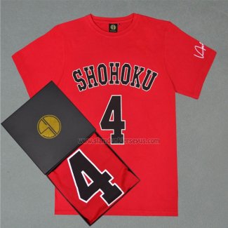 Shohoku Akagi 4 T-Shirt Red
