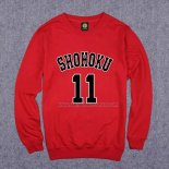 Shohoku Rukawa 11 Sweatshirts Red