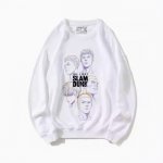 The Five Tigers of Shohoku Head Sweatshirts White