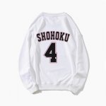 Shohoku Basketball Sakuragi 4 Sweatshirts White