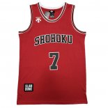 Shohoku Miyagi 7 Jersey Red Embroidery