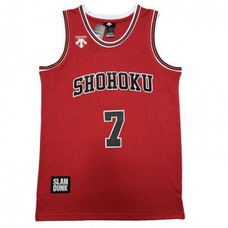 Shohoku Miyagi 7 Jersey Red Embroidery
