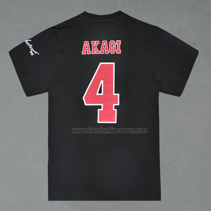 Shohoku Akagi 4 T-Shirt Black