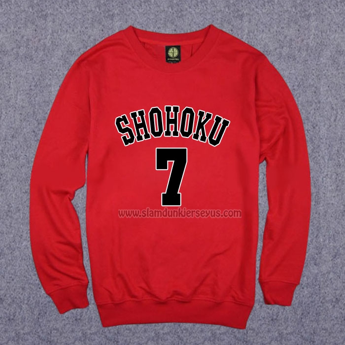 Shohoku Miyagi 7 Sweatshirts Red