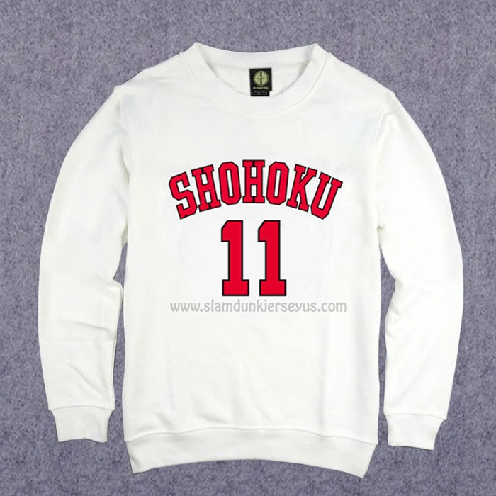 Shohoku Rukawa 11 Sweatshirts White