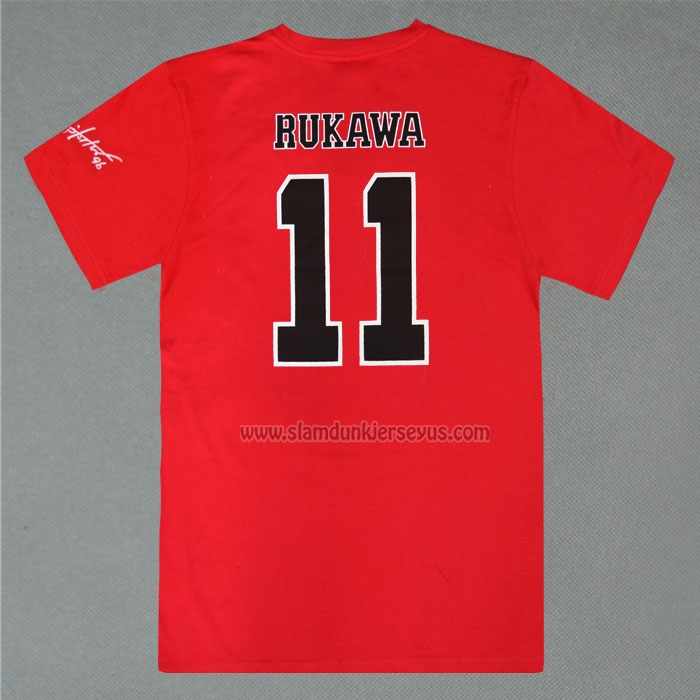 Shohoku Rukawa 11 T-Shirt Red